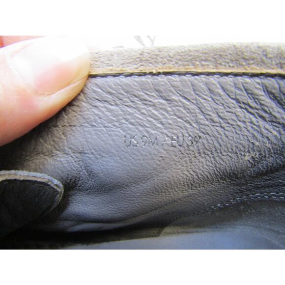 Vince Womens Size 9 M Brown Suede Lace Up Ankle Fashion Boots Bootie - Picture 10 of 11